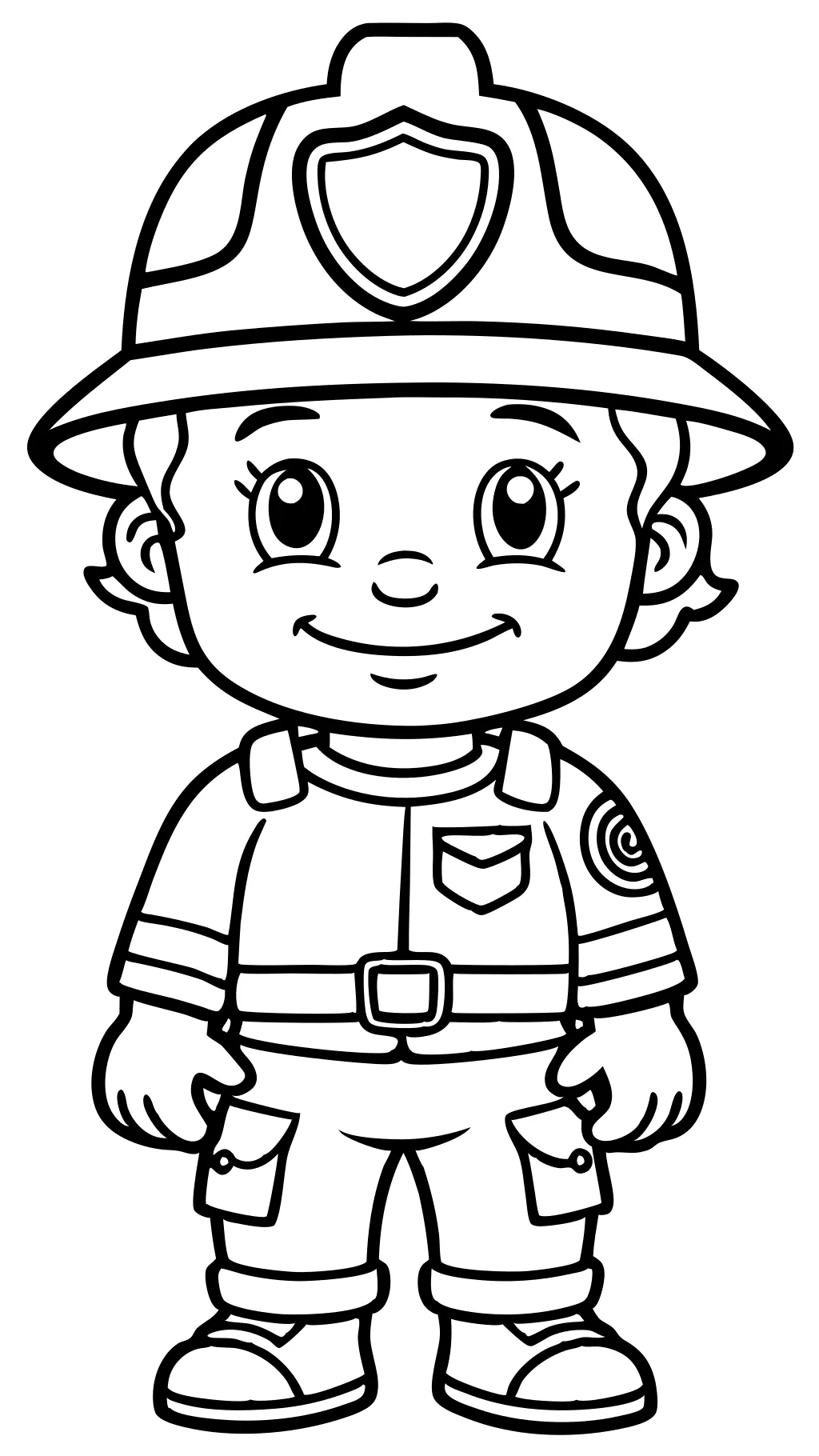 printable firefighter coloring pages